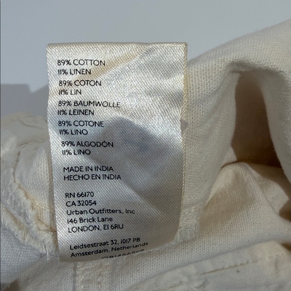 Free People Skyrider Relaxed Fit Pant Size S Cream Color NWOT - Picture 11 of 11